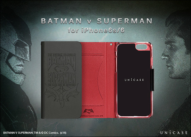 映画「バットマン vs スーパーマン×UNiCASE」 iPhone6s/6 ケース発売！！