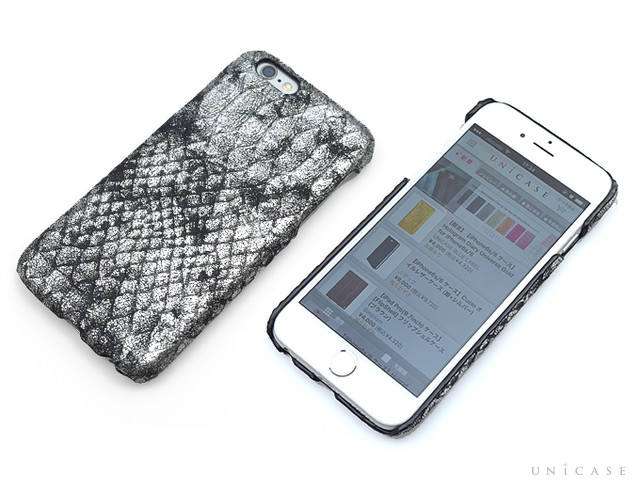 メタリックがかっこいいパイソン柄のiphoneケース Python Pu Leather For Iphone6s 6 Unicaseレビュー