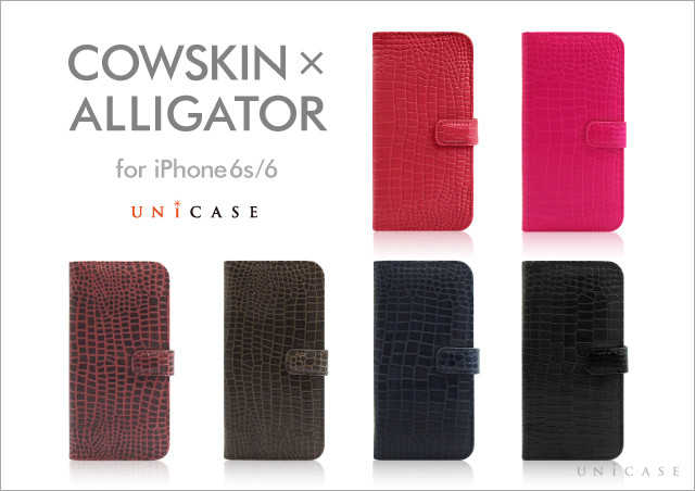 COWSKIN Diary × ALLIGATOR for iPhone6s/6 「UNiCASE」最新作！