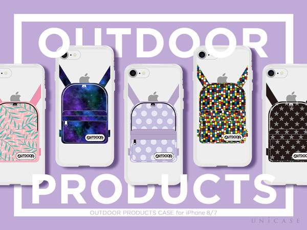 まるでiPhoneがリュックを背負っているみたい！『UNiCASE×OUTDOOR PRODUCTS』コラボiPhoneケース“OUTDOOR CASE for iPhone8/7”登場