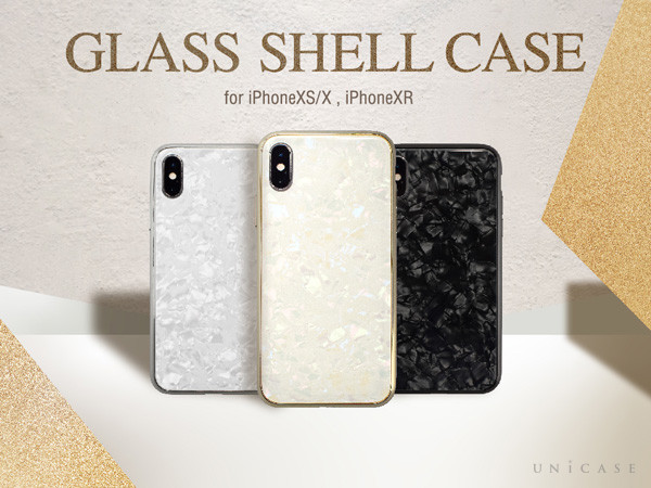 【iPhoneXS/iPhoneXR対応】キラキラ輝くUNiCASEオリジナルiPhoneケース“Glass Shell Case”