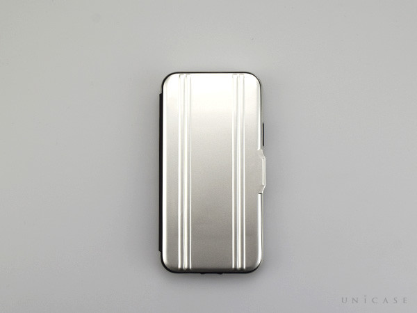 【iPhone11 Pro ケース】ZERO HALLIBURTON Hybrid Shockproof Flip case for iPhone11 Pro (Silver)装着レビュー 全体