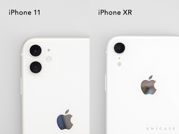 iPhone 11とiPhone XR カメラ比較　正面