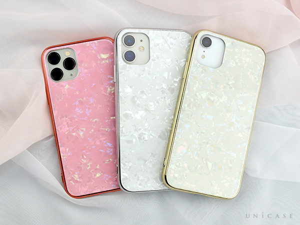 iPhone11/XR ケース】Glass Shell Case for iPhone11 (white) UNiCASE 