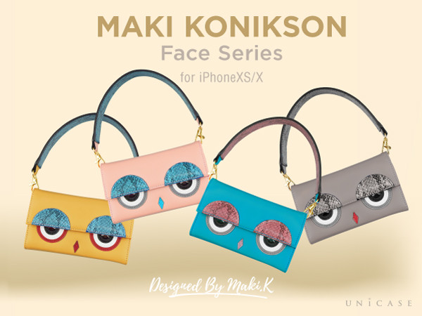 「Maki Konikson（マキ・コニクソン）×UNiCASE」コラボモデルiPhoneケース“Face Series”を国内店舗で販売開始