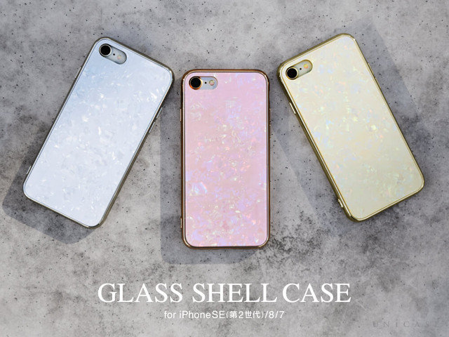 【iPhoneSE(第2世代)対応】高級感溢れる上品な輝きのiPhoneケース“Glass Shell Case”UNiCASEで予約販売開始