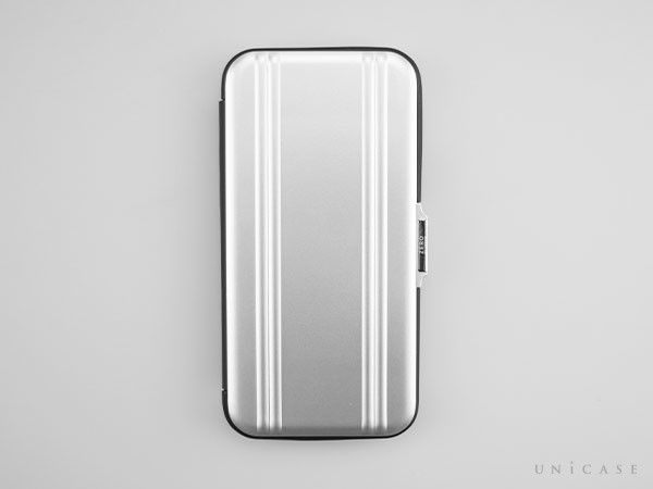 【iPhone12/12 Pro ケース】ZERO HALLIBURTON Hybrid Shockproof Flip Case 装着 正面