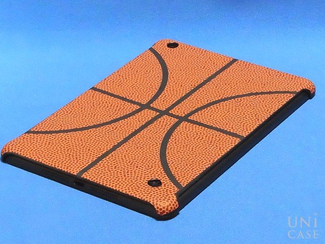 バスケ好きには至福のケース！：【iPad mini ケース】本革張りハードケース スポーツ バスケットボール