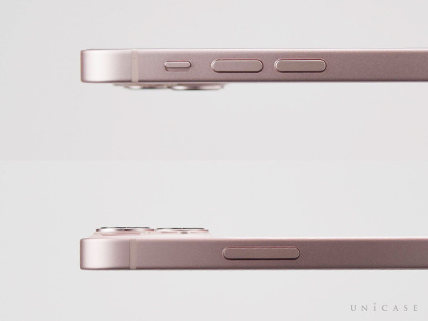 iPhone13 mini(左) サイドボタン