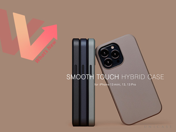 【MagSafe対応モデルも選べる】抗菌加工を施したSmooth Touch Hybrid CaseのiPhone13,iPhone13 Pro,iPhone13 mini対応モデルが登場！