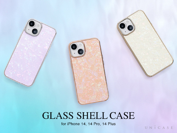 【iPhone14 / iPhone14 Pro / iPhone14 Plus対応】宝石のようにきらめくiPhoneケース“Glass Shell Case”