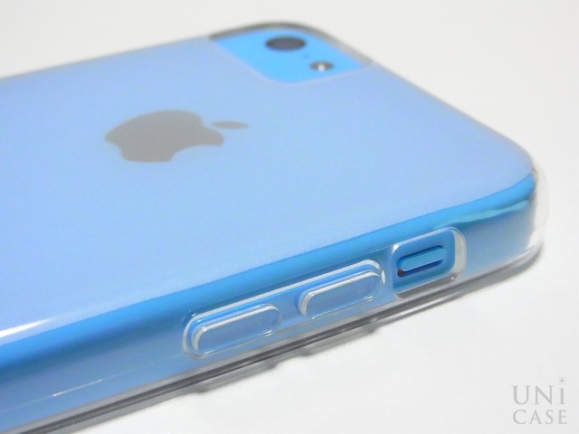 光沢感がありプラスチックのようなクリアソフトケースはiPhone 5cにピッタリ！：【iPhone5c ケース】Gelli Case, Clear