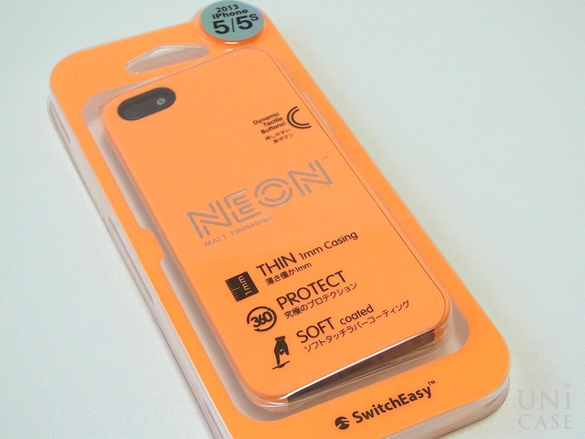 【iPhone5s/5 ケース】NUDE Neon Orangeのパッケージ