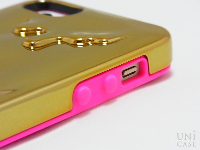 【iPhone5s/5 ケース】Melt Hot Goldのサウンドボタン