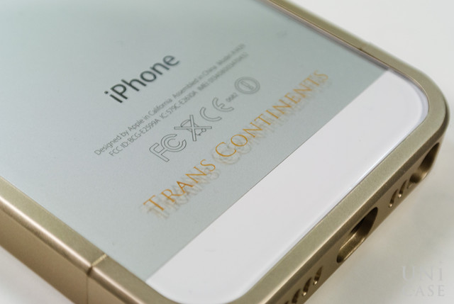 【限定】【iPhoneSE(第1世代)/5s/5 ケース】TRANS CONTINENTS for iPhone 5s/5 (Standard)のブランドロゴ
