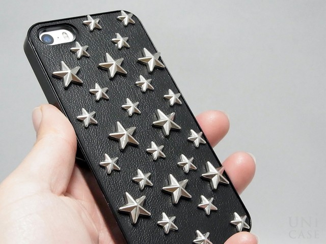 【iPhone5s/5 ケース】スタッズレザーケース Assert Star BLACKの特徴