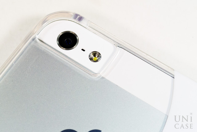 【iPhone5s/5 ケース】AViiQ Mirror on the Wall Round Whiteのカメラまわり