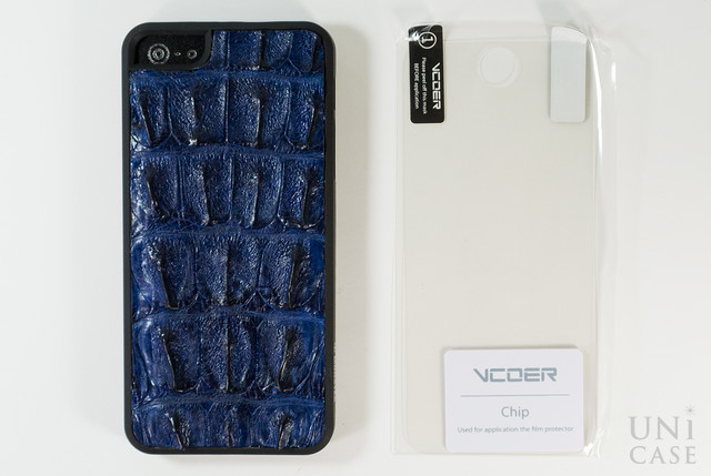 【iPhone5s/5 ケース】動物皮モンスターケース Monster-Crocodile ブルーの付属品