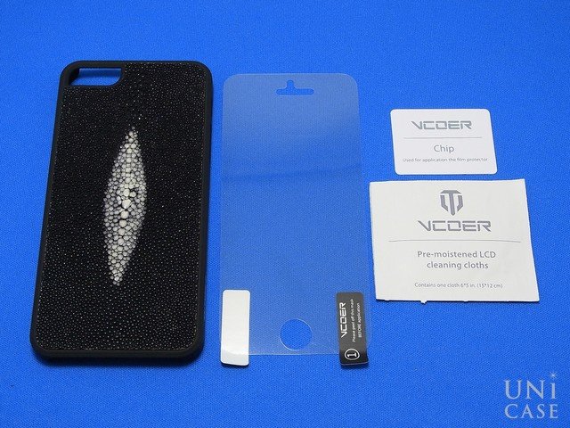 【iPhone5s/5 ケース】動物皮モンスターケース Monster-Stingray ブラックの付属品