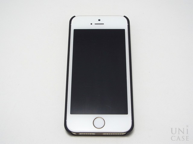 【iPhone5s/5 ケース】動物皮モンスターケース Monster-Stingray ブラックの正面