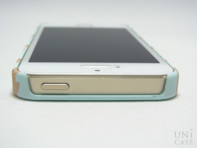 【iPhoneSE(第1世代)/5s/5 ケース】iPhone Case クマ(柄) Sの電源ボタン