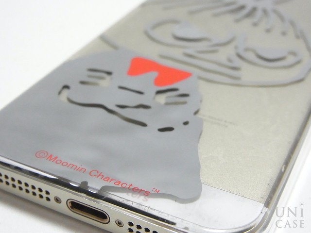 【iPhone5s/5 ケース】ムーミン Clear Hard Case(ミイ/アップ)の背面