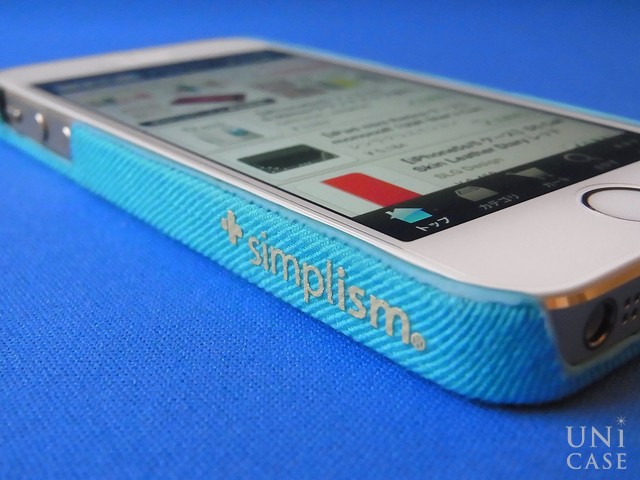 【iPhone5s/5 ケース】KATHARINE HAMNETT LONDON Fabric Cover Set (Blue)のロゴ