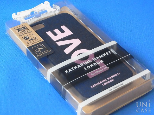 【iPhone5s/5 ケース】KATHARINE HAMNETT LONDON Fabric Cover Set (Blue)の関連商品
