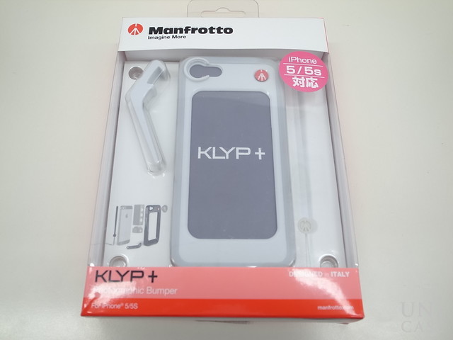 【iPhone5s/5 ケース】KLYP+ バンパー ホワイトのパッケージ