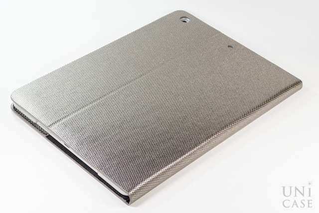 【iPad(9.7inch)(第5世代/第6世代)/iPad Air(第1世代) ケース】Masstige Metallic Diary (シルバー)の素材
