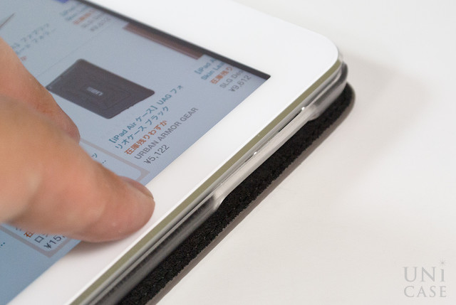 【iPad(9.7inch)(第5世代/第6世代)/iPad Air(第1世代) ケース】Masstige Metallic Diary (シルバー)の装着