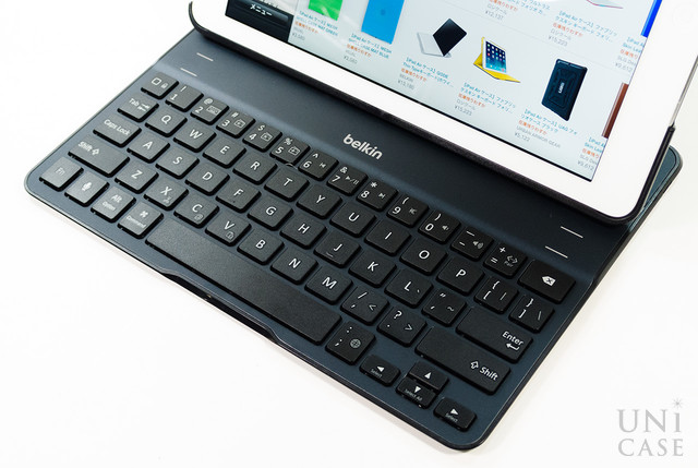 【iPad Air(第1世代) ケース】Ultimateキーボードケース ブラックのキーボード