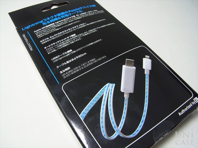 Luminous Cable / Blueのパッケージ裏面