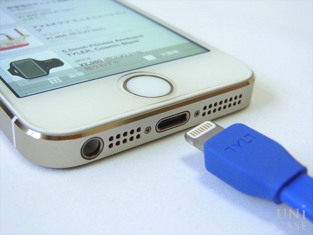 DUO SYNCABLE - MICRO/LIGHTNING - USB/0.3M BLUEの充電