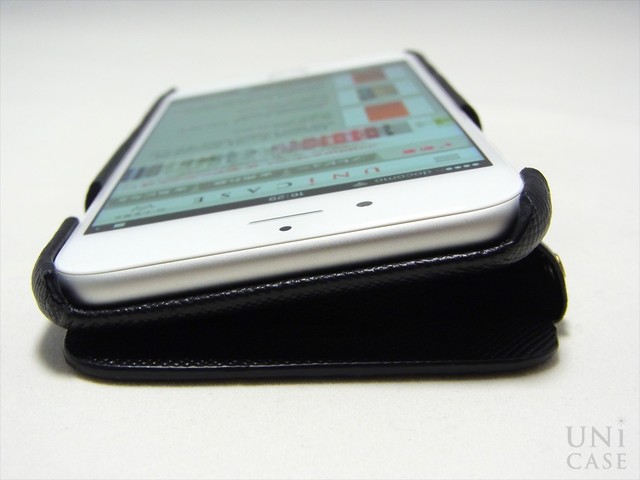 【iPhone6s/6 ケース】Minimal Diary (ブラック)の傾斜