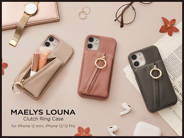 Clutch Ring Case for iPhone12/12Pro, iPhone12 mini