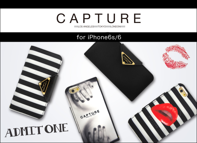 Capture キャプチャー Unicase コラボiphone6s 6 ケース発売