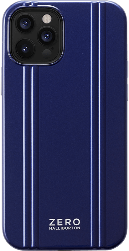 ゼロハリバートン Hybrid Shockproof Case for iPhoneXのカラー ブルー