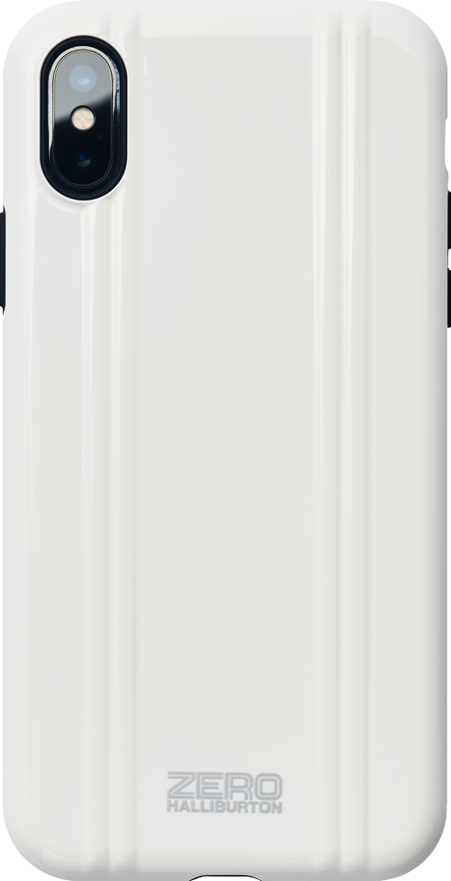 ゼロハリバートン Hybrid Shockproof Case for iPhoneXのカラー ホワイト