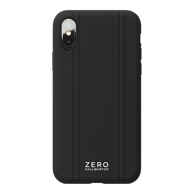 【iPhoneXS ケース】ZERO HALLIBURTON Shockproof case for iPhone XS(MATTE BLACK)