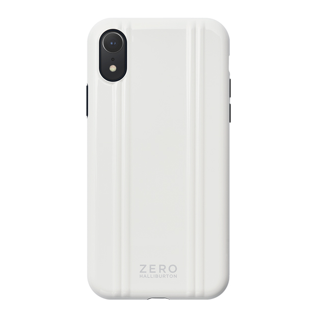 【iPhoneXR ケース】ZERO HALLIBURTON Shockproof case for iPhone XR(WHITE)