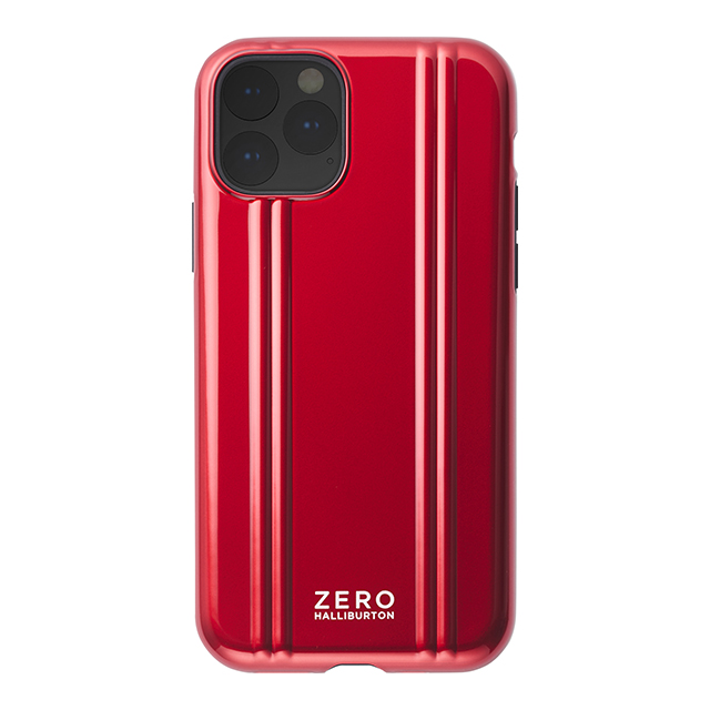 【【iPhone 11 Pro ケース】ZERO HALLIBURTON Shockproof case for iPhone 11 Pro(RED)