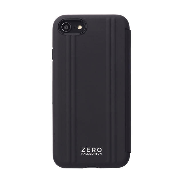 【iPhoneSE(第2世代)/8/7 ケース】ZERO HALLIBURTON Hybrid Shockproof Flip Case for 2020 New iPhone 4.7 inch (Black)