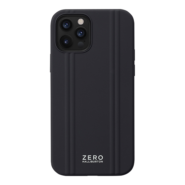 【iPhone 12/iPhone 12 Pro ケース】ZERO HALLIBURTON Hybrid Shockproof Case for iPhone 6.1inch (Black)