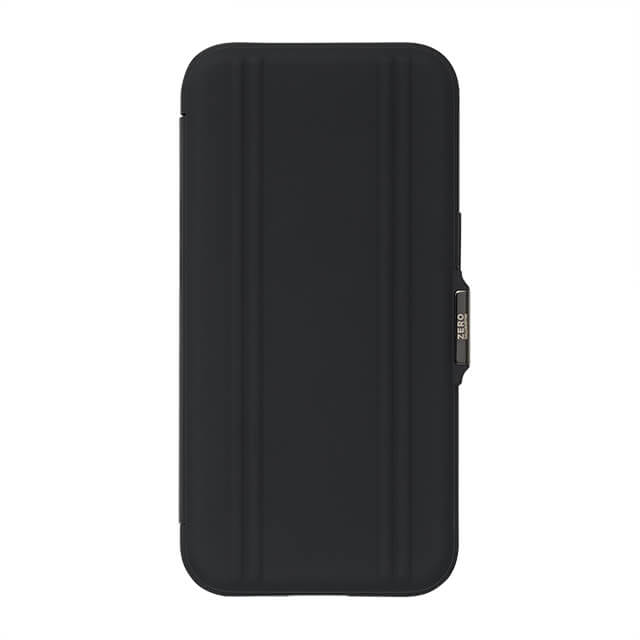 【iPhone 13 ケース】ZERO HALLIBURTON Hybrid Shockproof Flip Case for iPhone 13 (Black)