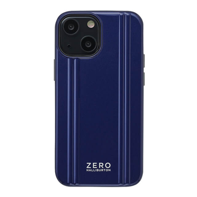 【iPhone 13 mini ケース】ZERO HALLIBURTON Hybrid Shockproof Case for iPhone 13 mini (Blue)