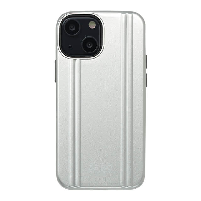 【iPhone 13 mini ケース】ZERO HALLIBURTON Hybrid Shockproof Case for iPhone 13 mini (Silver)