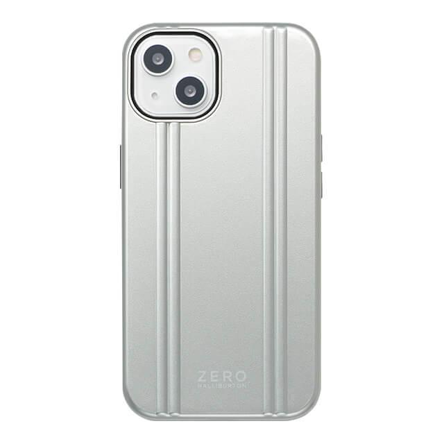 【iPhone 13 ケース】ZERO HALLIBURTON Hybrid Shockproof Case for iPhone 13 (Silver)