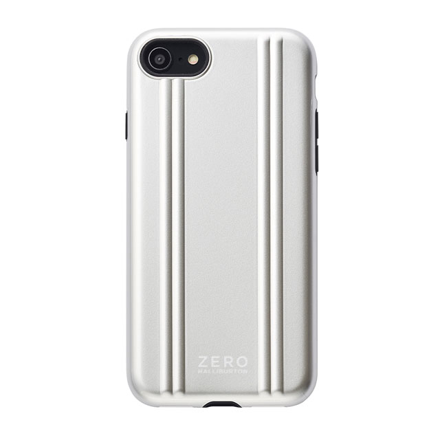 【iPhoneSE(第3世代) ケース】ZERO HALLIBURTON Hybrid Shockproof Case for iPhoneSE(第3世代) (Silver)