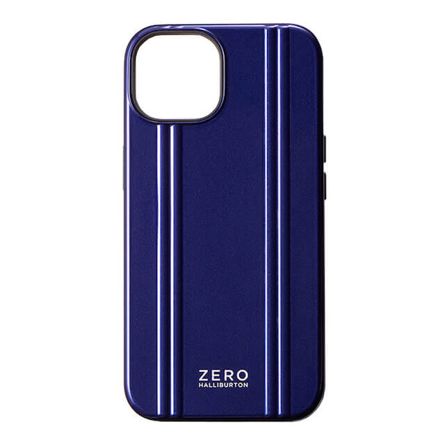 【iPhone14 ケース】ZERO HALLIBURTON Hybrid Shockproof Case(Blue)